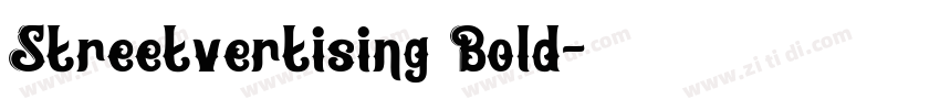 Streetvertising Bold字体转换